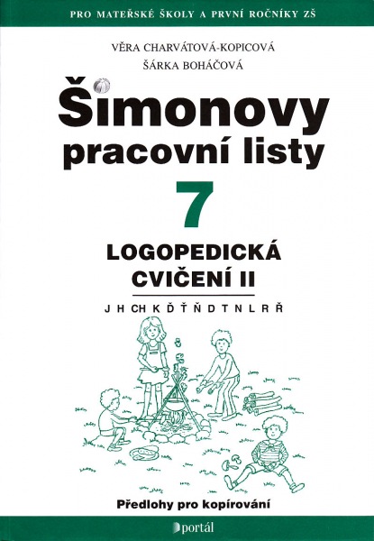 Šimonovy pracovní listy 7 - Logopedická cvičení II 2. vydání - Charvátová-Kopicová