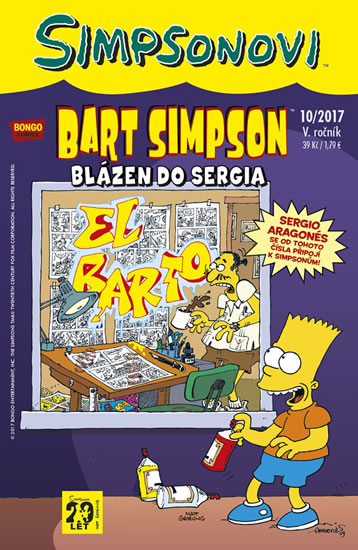 Simpsonovi - Bart Simpson 10/2017 - Blázen do Sergia - Groening Matt