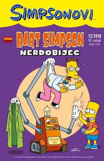 Simpsonovi - Bart Simpson 12/2018 - Nerdobijec - kolektiv autorů