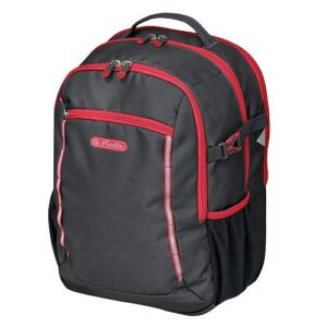 Školní batoh Herlitz Ultimate - černá/červená