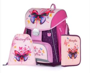 Školní set OXY PREMIUM - Motýl / Butterflies 2021 (aktovka + penál + sáček)