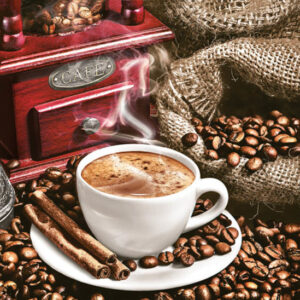 Stil Ubrousky 33 x 33 dekorativní - aromatická káva