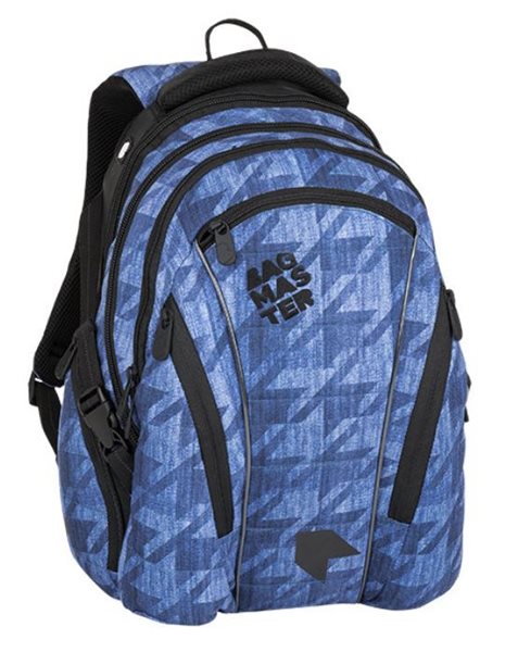 Studentský batoh Bagmaster - BAG 8 B BLUE/BLACK
