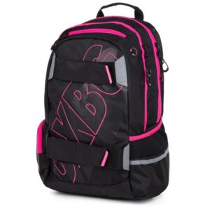 Studentský batoh OXY SPORT Black Line - Pink