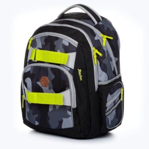 Studentský batoh OXY STYLE - Dark camo