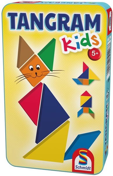 Tangramy pro děti v plechové krabičce