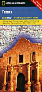 Texas - mapa National Geographi