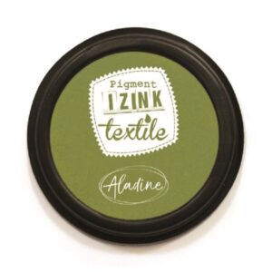 Textilní razítkovací polštářek Aladine IZINK - zelený