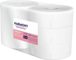 Toaletní papír Jumbo 280 Harmony Proefessional - 2 vrstvá celulóza ( 6 rolí )
