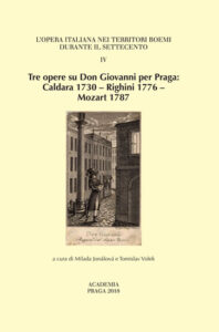 Tre opere su Don Giovanni per Praga - Jonášová Milada