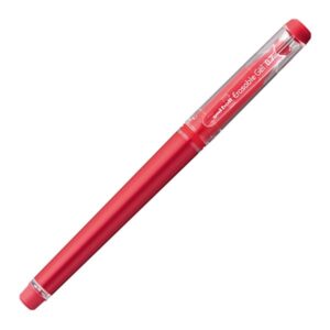 UNI Gumovací pero s víčkem 0,7 mm – červené