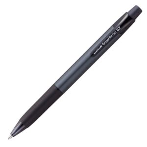 UNI Gumovací pero stiskací 0,7 mm – černé, Sleva 20%