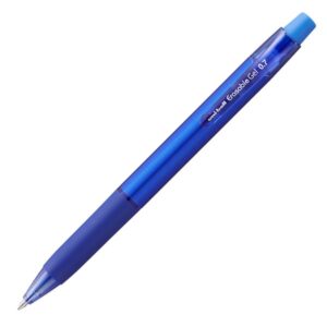 UNI Gumovací pero stiskací 0,7 mm – modré, Sleva 20%