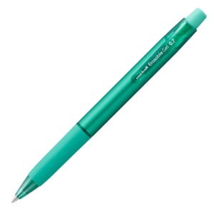 UNI Gumovací pero stiskací 0,7 mm – zelené, Sleva 20%