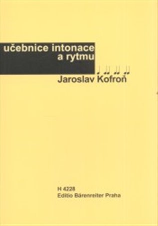 Učebnice intonace a rytmu - Jaroslav Kofroň - 145 x 205 mm