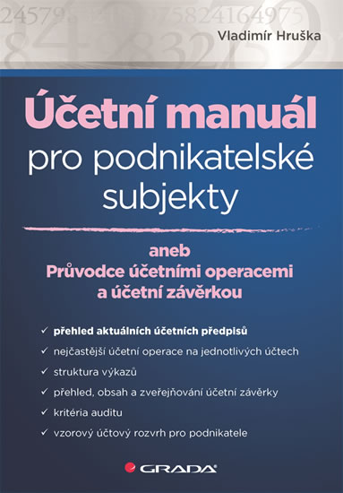 Účetní manuál pro podnikatelké subjekty - Hruška Vladimír - 17x24 cm