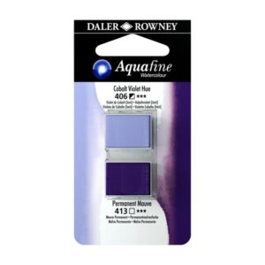 Umělecká akvarelová barva Daler-Rowney Aquafine - dvojbalení - Kobalt fialový/ Mauve