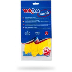 Vektex Simple úklidové latexové rukavice - velikost M