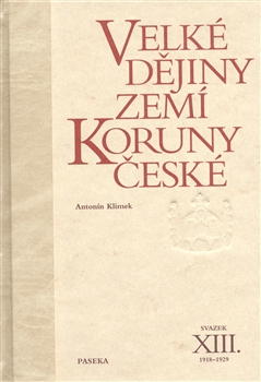 Velké dějiny zemí Koruny české XIII. - Antonín Klimek - 14x20