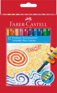 Voskovky Faber-Castell TWIST, 12ks