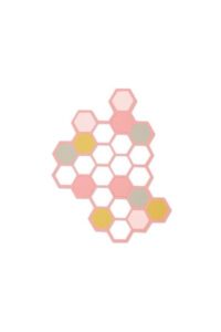 Vyřezávací kovové šablony Thinlits - Hexagony (2 ks)