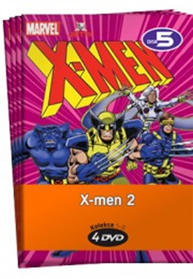 X-men 2. - kolekce 4 DVD - neuveden - 14x21 cm