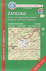 Žatecko - mapa KČT č.7 - 1:50t