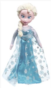 Zpívající plyšová panenka Elsa – Ledové království