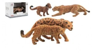 Zvířátka safari ZOO 12cm sada jaguárů, 2 druhy