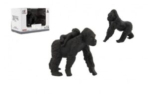 Zvířátka safari ZOO 8cm sada plast gorila