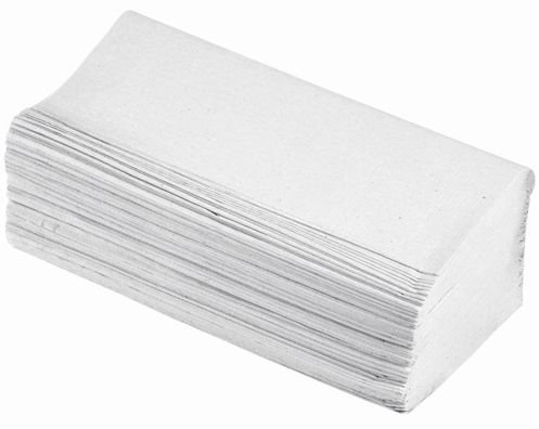 Z-Z ručníky 2 vrstvé - bílé ( 150 ks)
