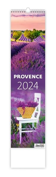 Kalendář nástěnný 2024 vázanka - Provence - 12x48 cm