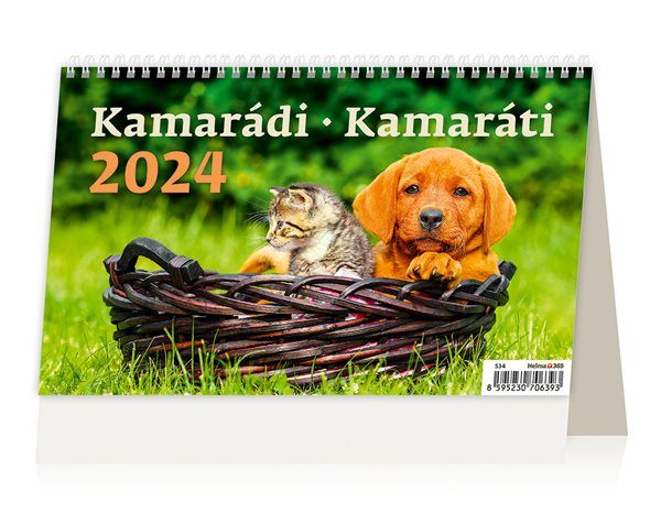 Kalendář stolní 2024 - Kamarádi/Kamaráti - 22