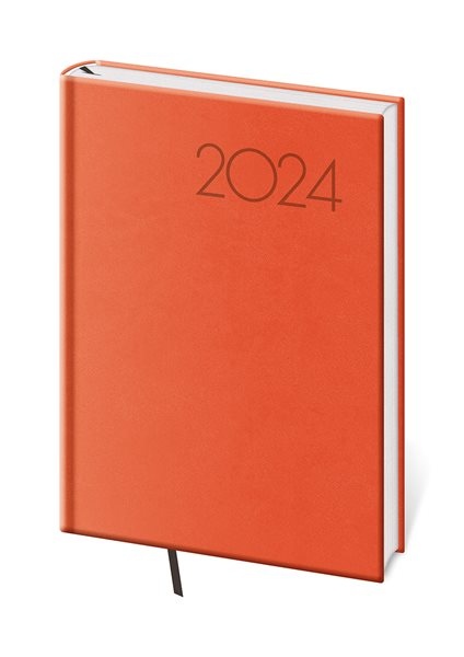 Diář 2024 týdenní A5 Print Pop - oranžová - 14