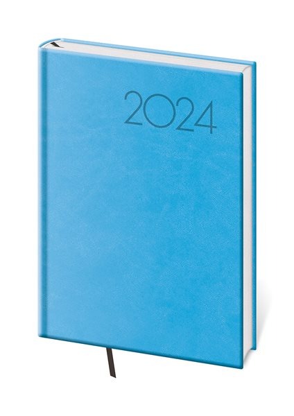 Diář 2024 týdenní A5 Print Pop - světle modrá - 14