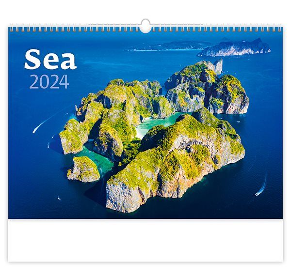 Kalendář nástěnný 2024 - Sea - 45x31