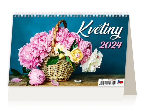 Kalendář stolní 2024 - Květiny - 22