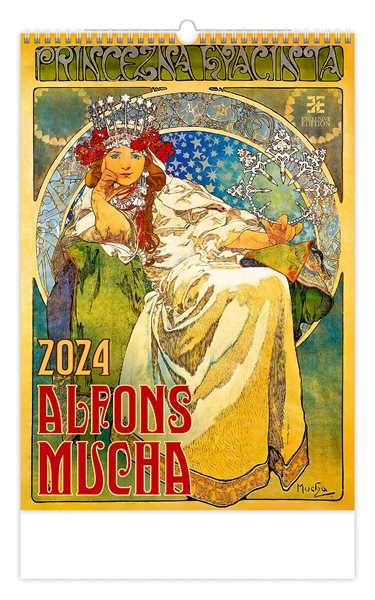 Kalendář nástěnný 2024 Exclusive Edition - Alfons Mucha - 33
