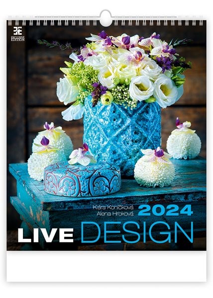Kalendář nástěnný 2024 Exclusive Edition - Live Design - 45x52 cm